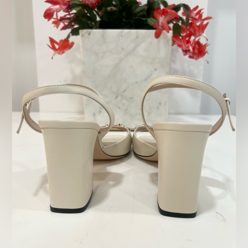GUCCI
Lady Horsebit 75 leather sandals - Picture 3 of 10
